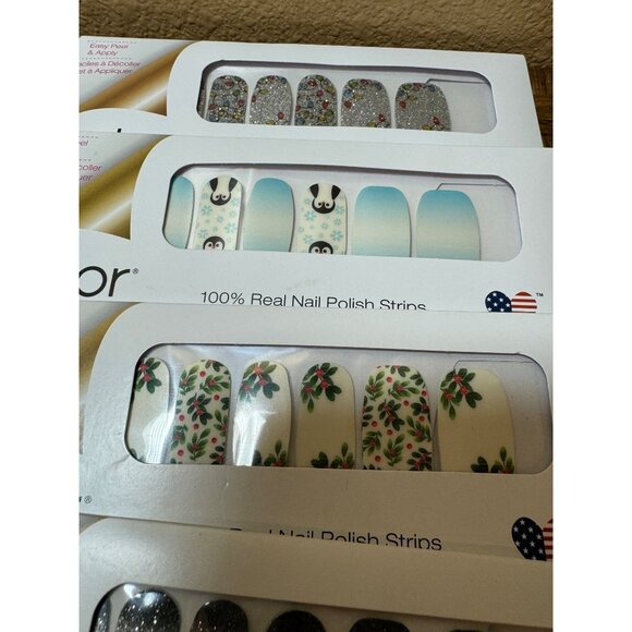 Color Street 100% Real Nail Polish Strips Variety Pack Bundle Of 5 NEW - Picture 5 of 12